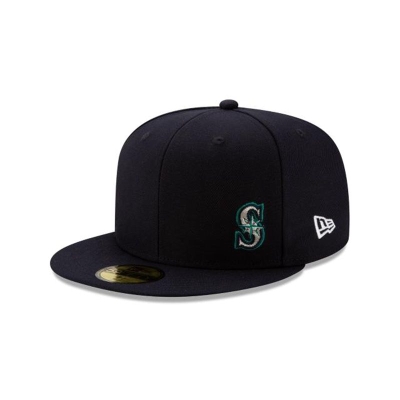 Sapca New Era Seattle Mariners MLB Flawless 59FIFTY Fitted - Albastri